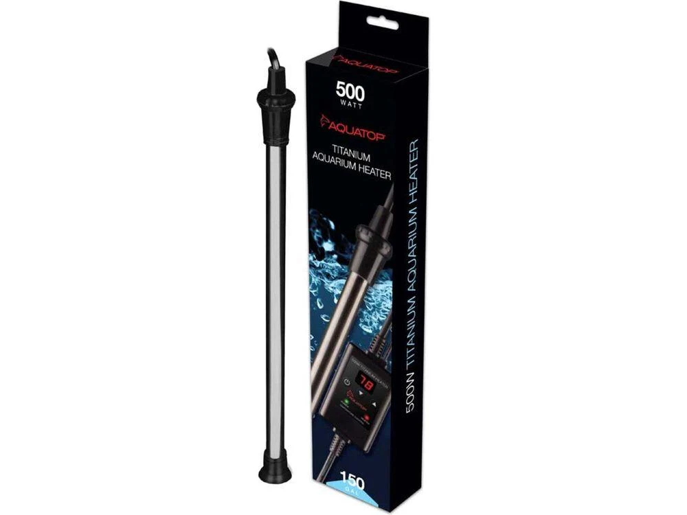 Aquatop Submersible Titanium Aquarium Heater & External Thermostat 500w