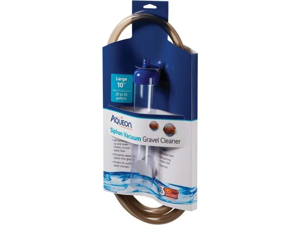 Aqueon Aquarium Siphon Vacuum Gravel Cleaner No Bulb, 1ea/Large - 10 in - Image 2