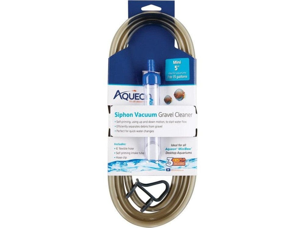 Aqueon Aquarium Siphon Vacuum Gravel Cleaner No Bulb, 1ea/Mini - 5 in - Image 2