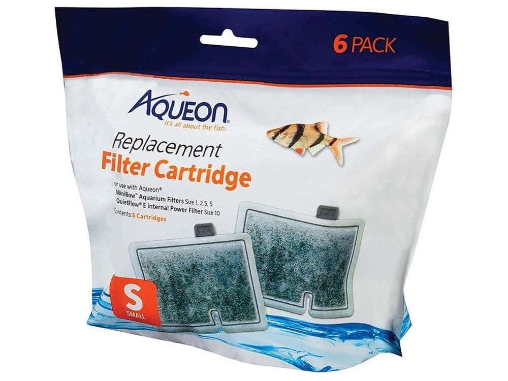 Aqueon Replacement Filter Cartridges, Small - 6pk