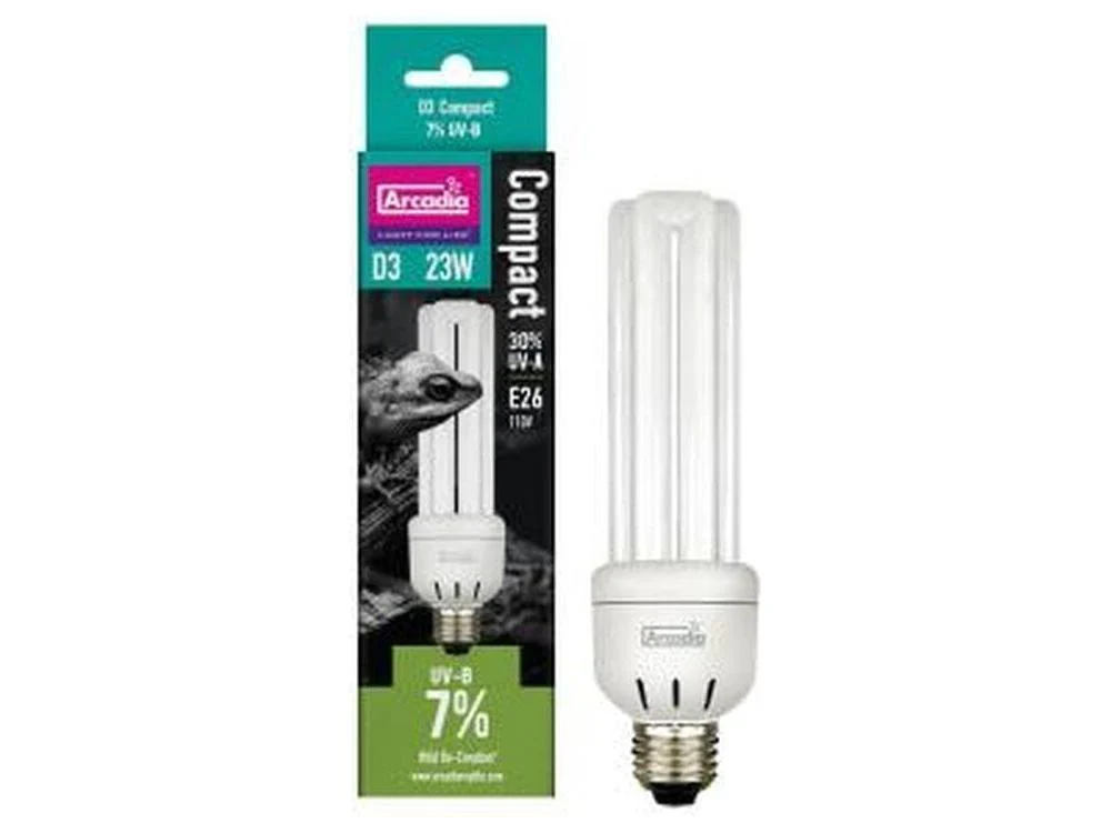 Arcadia D3 7% UVB Compact Bulb - 23W