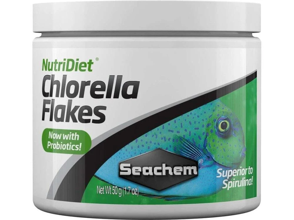 Seachem Laboratories NutriDiet Chlorella Flakes Fish Food 1ea/1.8 oz - Image 2