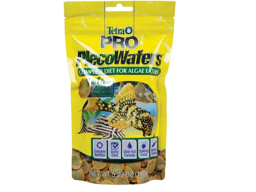 Tetra PRO PlecoWafers Vegetable Diet Fish Food 1ea/5.29 oz