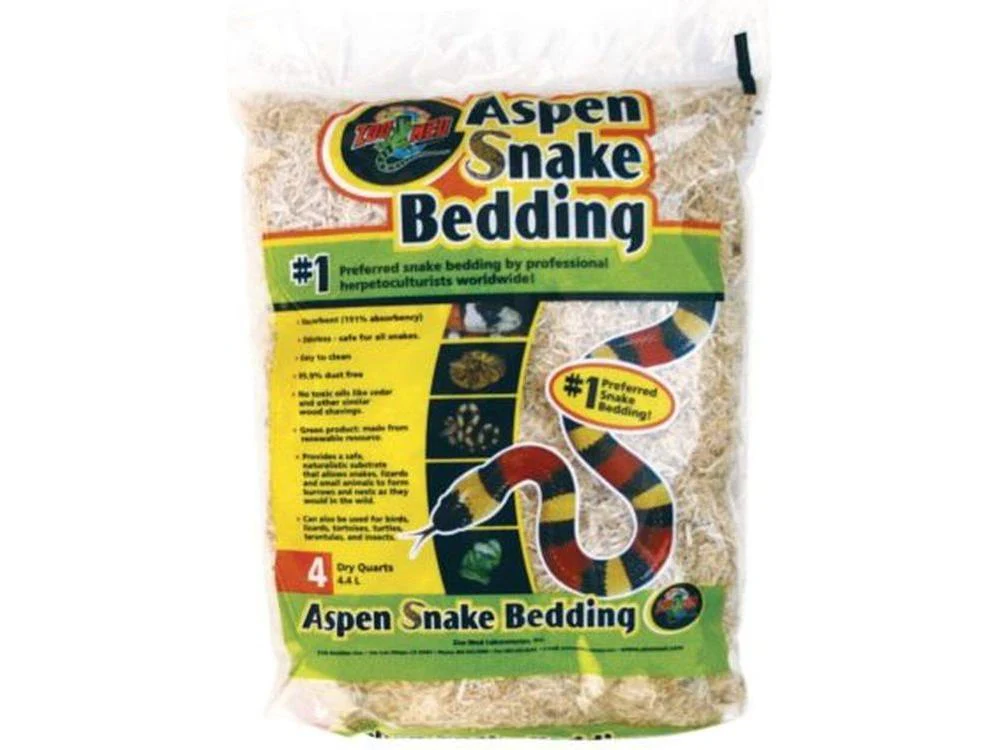 Zoo Med Aspen Snake Bedding, 4qt