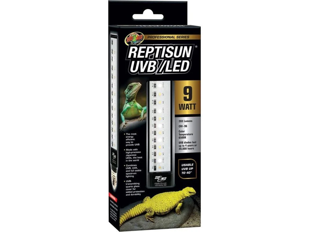 Zoo Med Professional Series Reptisun UVB/LED Bulb 1ea/9W - Image 2